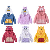 Mickey Baby Girls Boys Cartoon Keep Warm Hoodie Coat Autumn and Winter Baby-TB01025-Veeddydropshipping